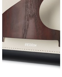 Perrin Paris Wood Detail Clutch Bag