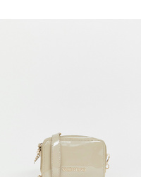 Valentino by Mario Valentino Camera Cross Body Bag With Zip Detail In Camel