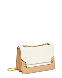 STRATHBERRY Eastwest Bicolor Leather Crossbody Bag