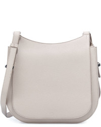 The Row Hunting 11 Leather Crossbody Bag Stone