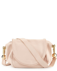 See by Chloe Lena Medium Leather Crossbody Bag Pink Beige