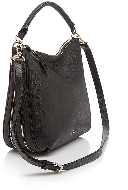 Kate Spade New York Black Leather Cobble Hill Small Ella Crossbody Bag, Best Price and Reviews