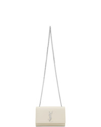 Saint Laurent Off White Small Kate Chain Bag