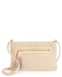 Halogen Perforated Leather Crossbody Bag