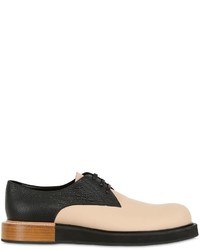 Mobi Two Tone Leather Derby Lace Up Shoes