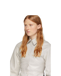 Isabel Marant Off White Leather Xiao Shirt