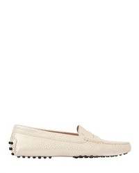 Tod's Gommino Metallic Leather Driving Shoes