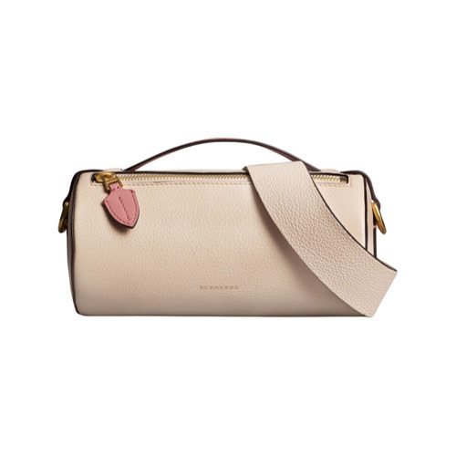 The barrel leather handbag Burberry Beige in Leather - 32954097