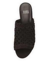 Eileen Fisher Aloe Woven Flat Slide Sandal