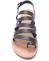 Forever 21 Caged Faux Leather Sandals