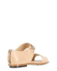 Tod's 10mm Leather Chained Sandals