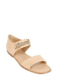 Tod's 10mm Leather Chained Sandals