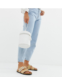 ASOS DESIGN Wide Fit Fool For You Sliders