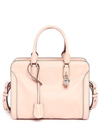 Alexander McQueen Padlock Small Leather Tote