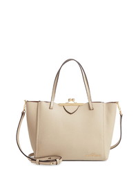THE MARC JACOBS The Kiss Lock Mini Leather Tote