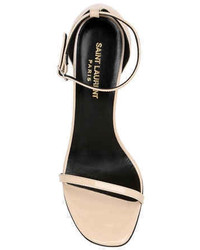 Saint Laurent 110mm Jane Patent Leather Sandals