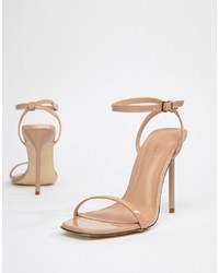 New Look Barely There Minimal Heeled Sandal