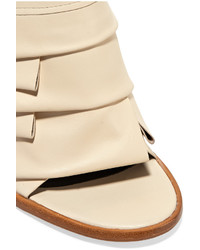 Tibi Chase Tiered Leather Sandals