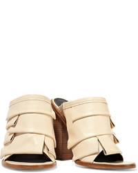 Tibi Chase Tiered Leather Sandals