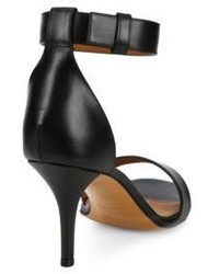 Givenchy Infinity Line Leather Ankle Strap Sandals