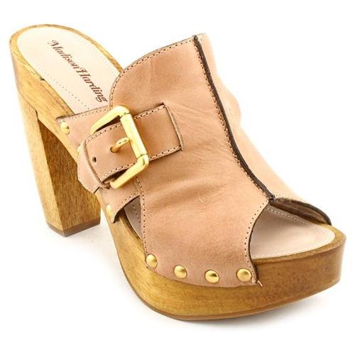 Madison Harding Ripple Beige Leather Platforms Sandals Shoes, $45 | buy ...
