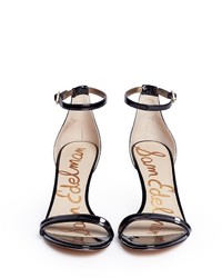 Sam Edelman Patti Faux Patent Leather Sandals