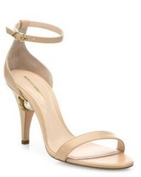 Nicholas Kirkwood Penelope Pearly Leather Ankle Strap Sandals