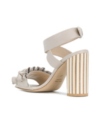 Fabiana Filippi Ruffle Detail Sandals