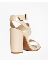 Brooks Brothers Tall Ankle Strap Sandals