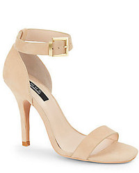 Saks Fifth Avenue Yvette Nubuck Ankle Strap Sandals