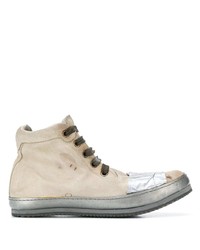 A Diciannoveventitre Distressed High Top Sneakers