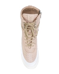 Newams Hi Top Lace Up Sneakers