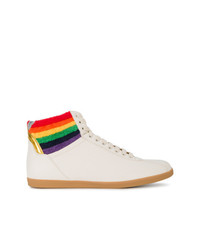 Gucci Rainbow Hi Top Sneakers