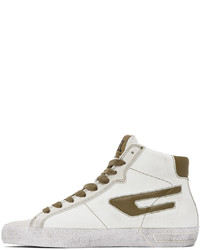 Diesel White S Leroji Mid Sneakers