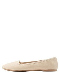 Charlotte Russe Qupid Snakeskin Textured Smoking Loafers
