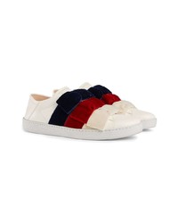 Gucci Ace Sneaker With Velvet Bows