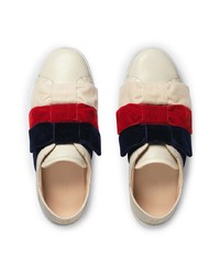 Gucci Ace Sneaker With Velvet Bows