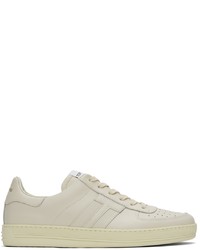 Tom Ford Beige Radcliffe Low Top Sneakers