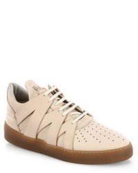 Filling Pieces Crisscross Leather Low Top Sneakers