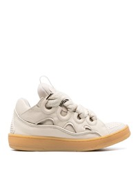 Lanvin Curb Leather Sneakers