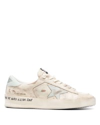 Golden Goose Distressed Effect Leather Low Top Sneakers