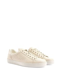 Gucci Gg Embossed Low Top Sneakers