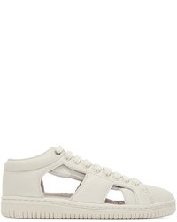 Christian Peau Grey Low Cut Gr Sk1 Sneakers