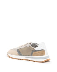 Philippe Model Paris Logo Patch Low Top Sneakers