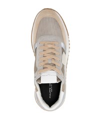 Philippe Model Paris Logo Patch Low Top Sneakers