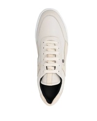 Canali Logo Plaque Low Top Sneakers