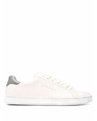 Palm Angels Logo Print Lace Up Sneakers