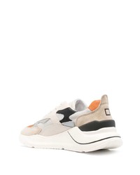 D.A.T.E Low Top Panelled Sneakers