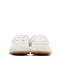 Loewe Off White And White Ballet Runner Sneakers