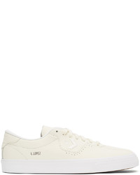 Converse Off White Leather Cons Louie Lopez Pro Sneakers
